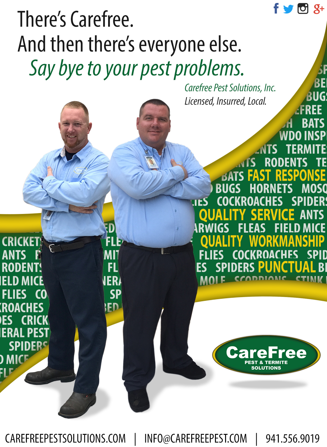 Carefree Pest Solutions Staff